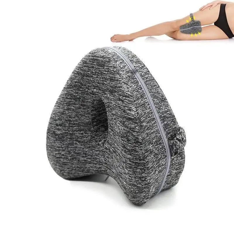 Skanto | Orthopedic Knee Pillow for Side Sleepers – Ergonomic Leg Pillow with Memory Foam for Better Sleep