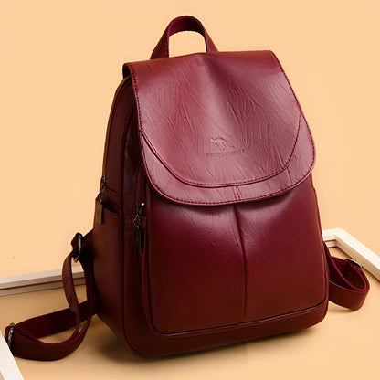Women's Leather Backpack – Elegant and practical | Perfect for everyday life and the office