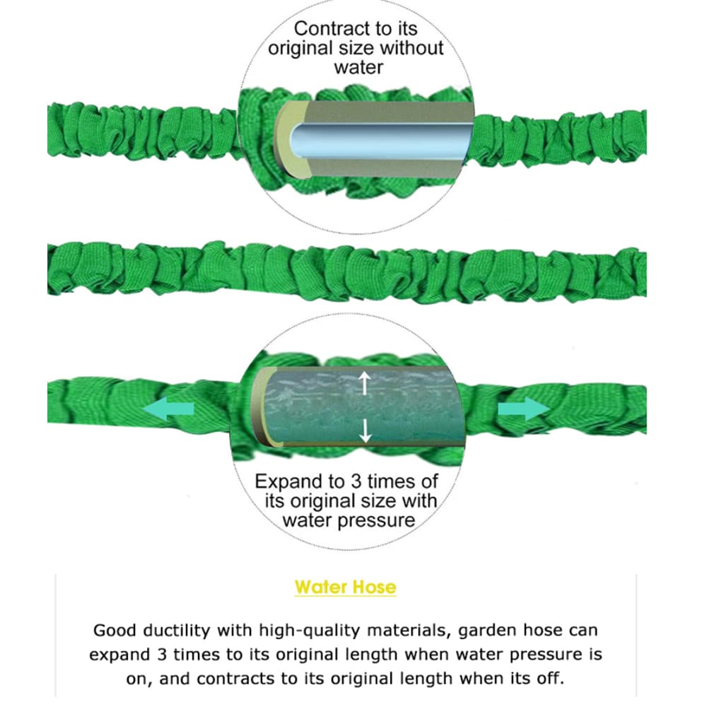 Magic Hose Flex Garden hose / Water hose - green or blue - various lengths - | Karnz