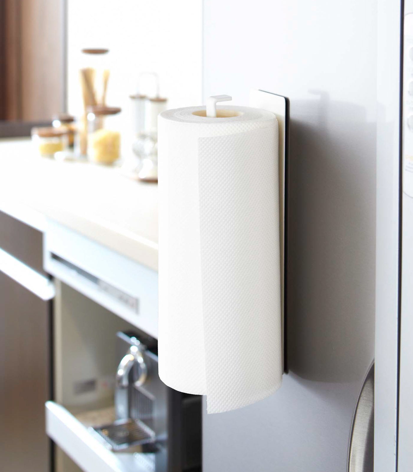 BowLift | Magnetic Paper Towel Holder - Steel