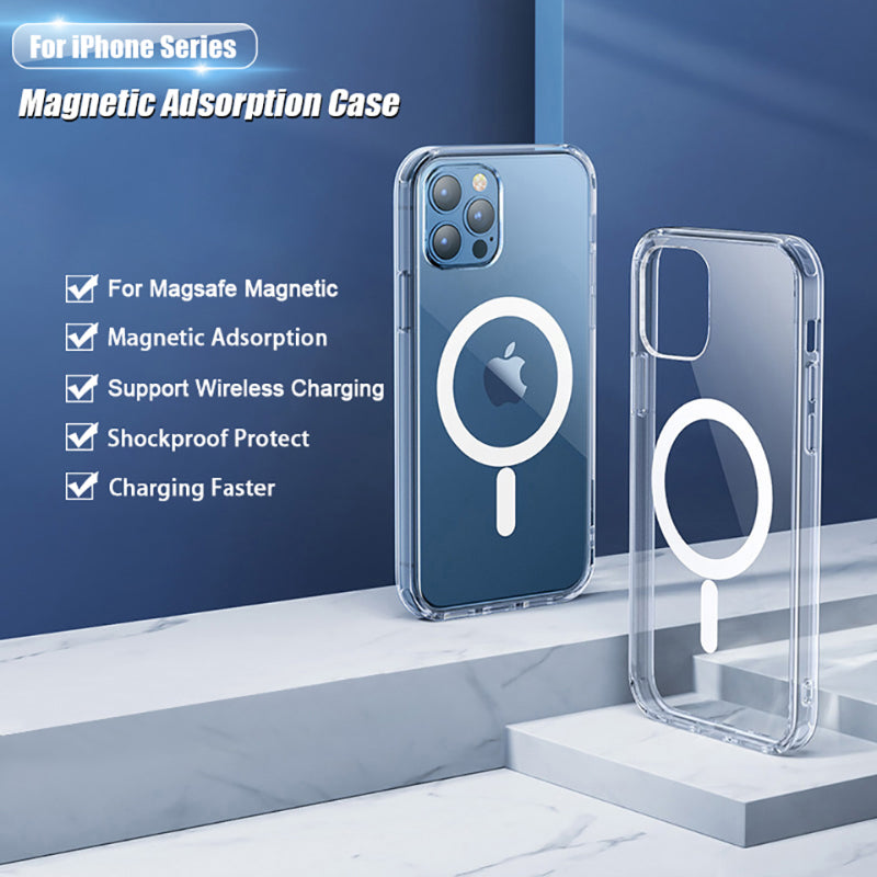 Magnetic wireless charging case for Apple