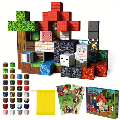 Skanto | Magnetic Building Blocks Educational Toy Set for Kids