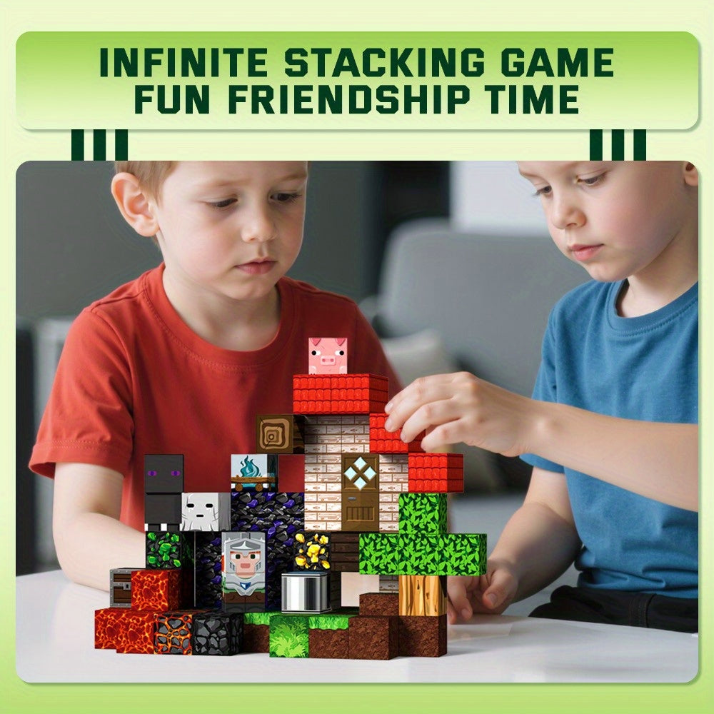 Skanto | Magnetic Building Blocks Educational Toy Set for Kids