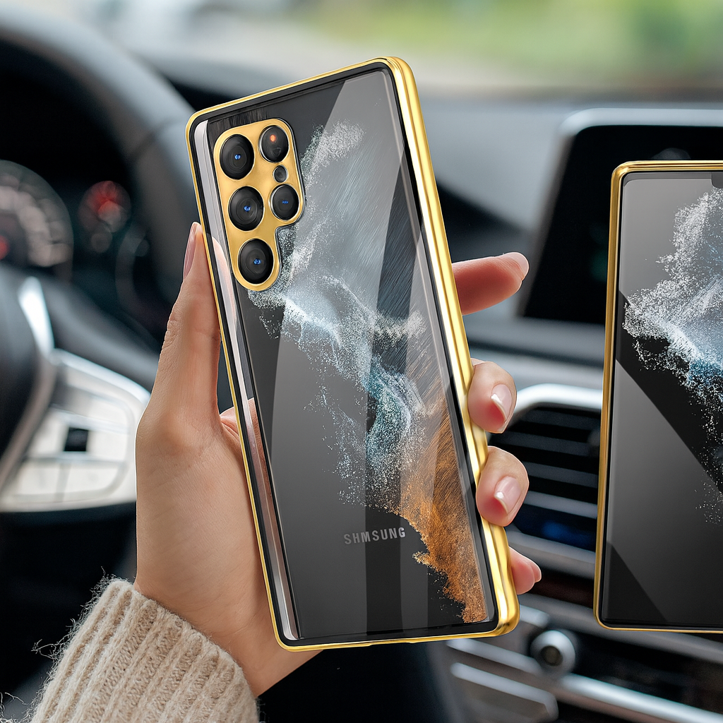 Skanto | Magnetic Privacy Glass Phone Case