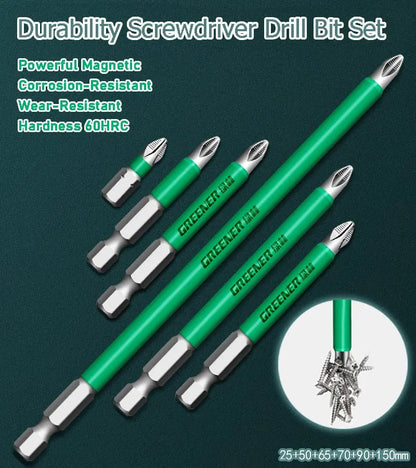 BowLift | Magnetic Screwdriver Drill Bit Set (6 Pieces)