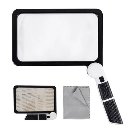 HelderZicht LED Magnifying Glass Foldable with 5x Magnification | Bowlift