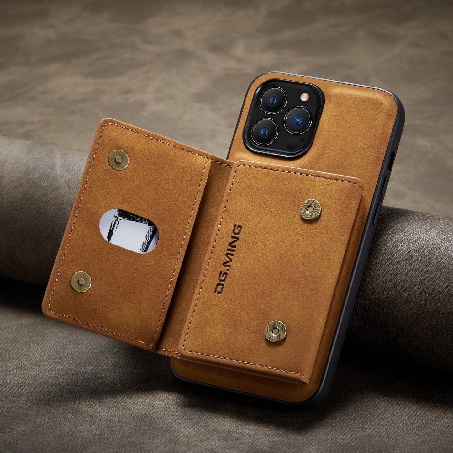Skanto | 2-in-1 Detachable Leather Wallet Case for iPhone