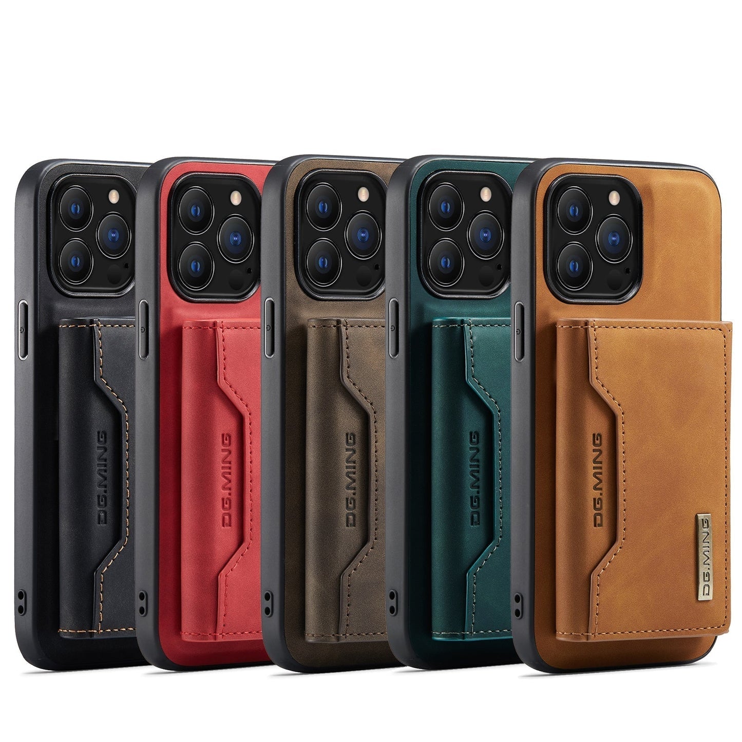 Skanto | 2-in-1 Detachable Leather Wallet Case for iPhone