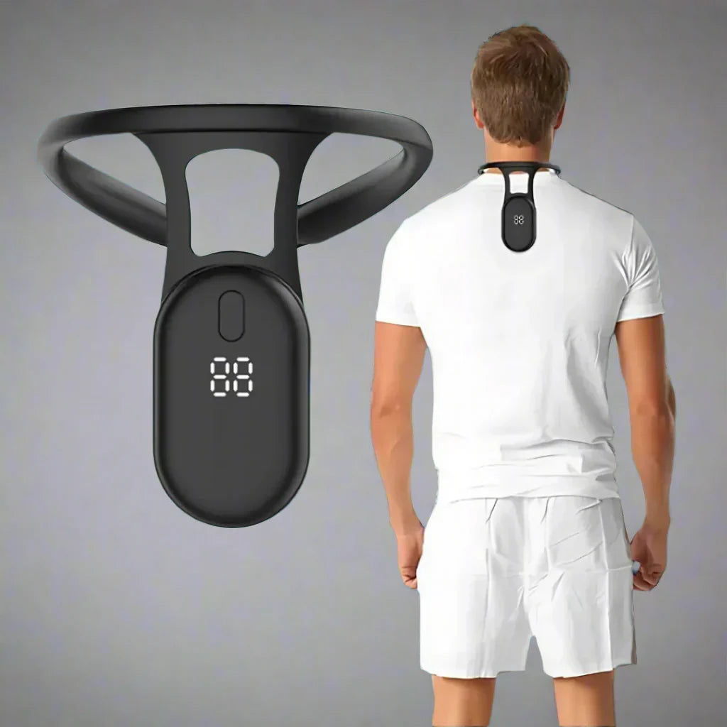 Skanto | Posture Corrector for Neck and Back | Real-time Feedback, Lightweight and Breathable for Home, Office, and Long Drives