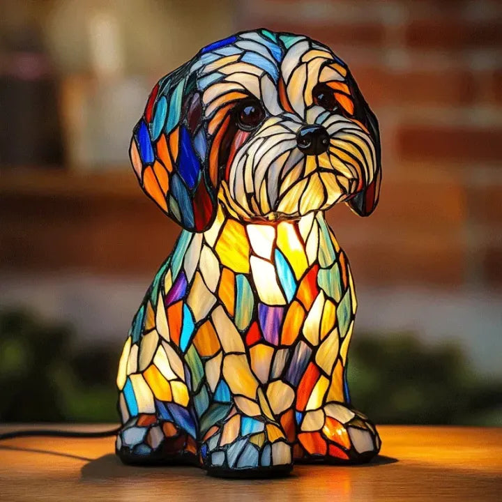 Lumidog Handmade Illuminating Dog Lamp – Ambient Lighting and Gift | Bowlift
