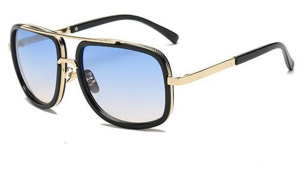 Men's sunglasses with polarized lenses, UV400 protection, lightweight aluminum frame