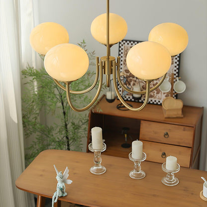 BowLift | AuroraGlow - Marshmallow Chandelier