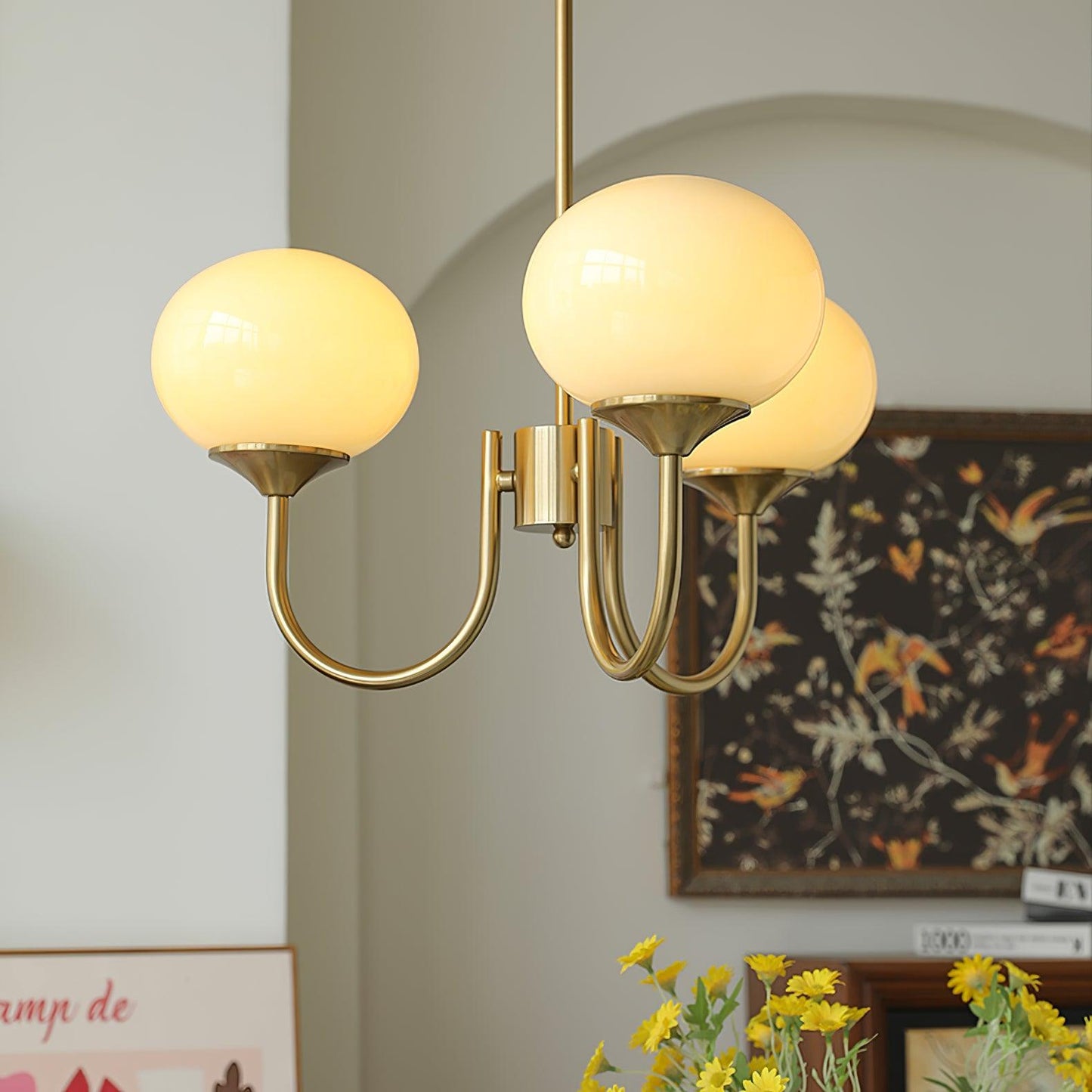 BowLift | AuroraGlow - Marshmallow Chandelier
