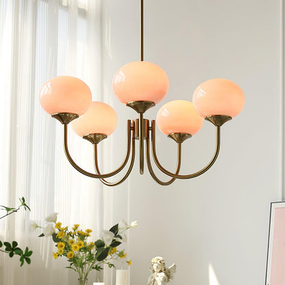 BowLift | AuroraGlow - Marshmallow Chandelier
