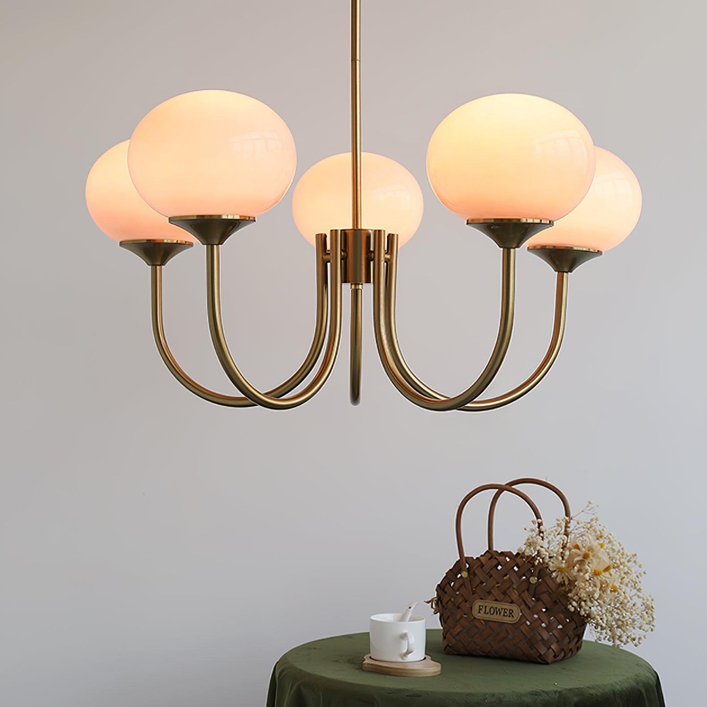 Skanto | AuroraGlow - Marshmallow Chandelier