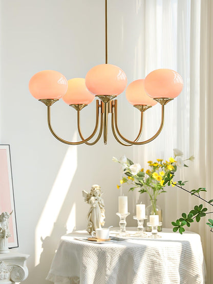 BowLift | AuroraGlow - Marshmallow Chandelier