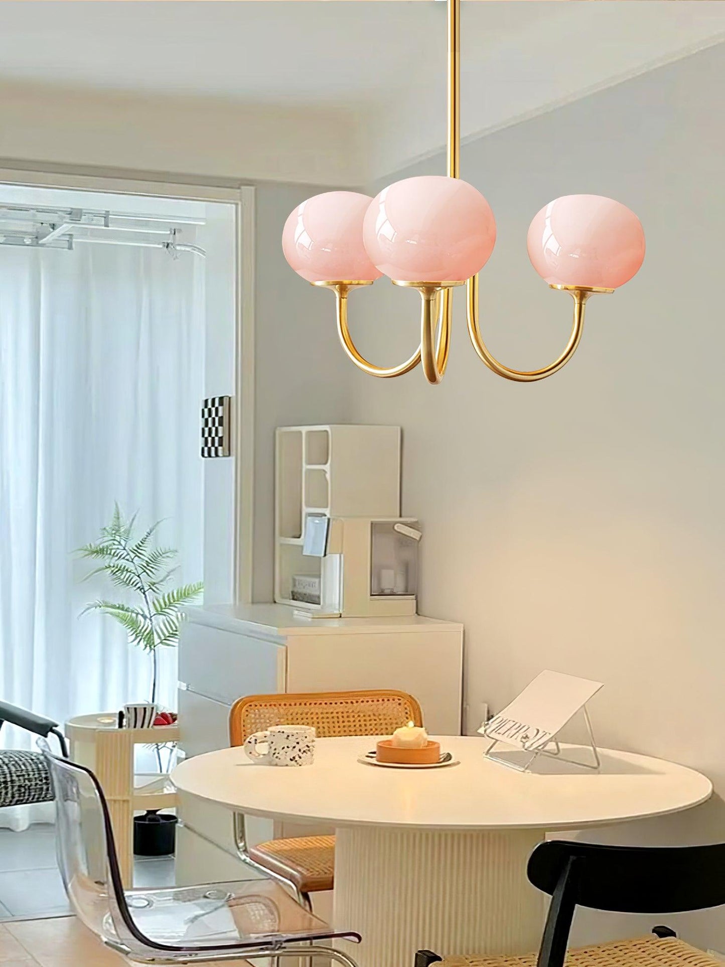 BowLift | AuroraGlow - Marshmallow Chandelier