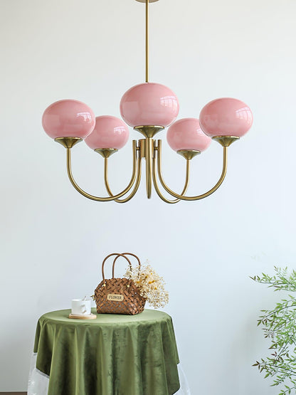 BowLift | AuroraGlow - Marshmallow Chandelier