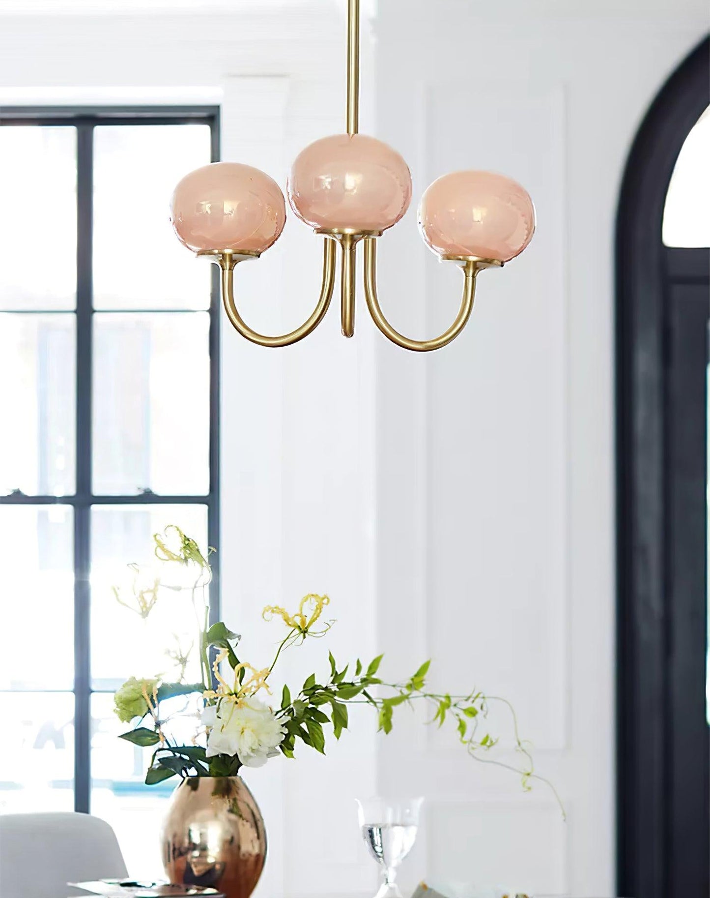 BowLift | AuroraGlow - Marshmallow Chandelier