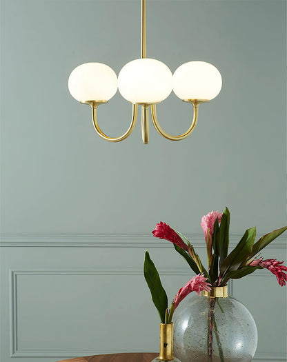 Skanto | AuroraGlow - Marshmallow Chandelier