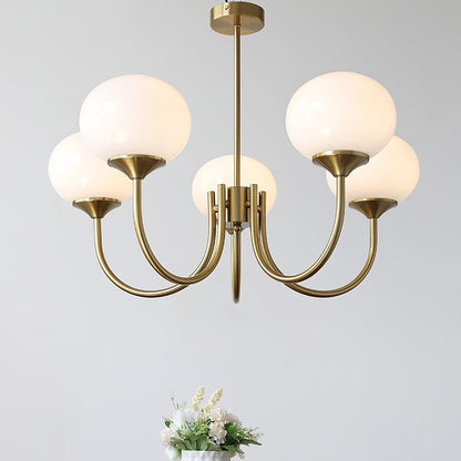 BowLift | AuroraGlow - Marshmallow Chandelier