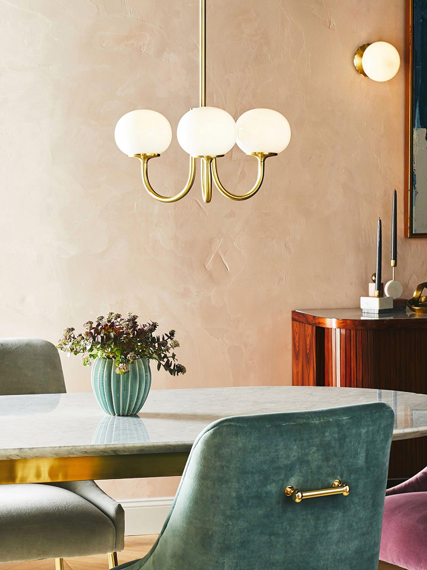 BowLift | AuroraGlow - Marshmallow Chandelier