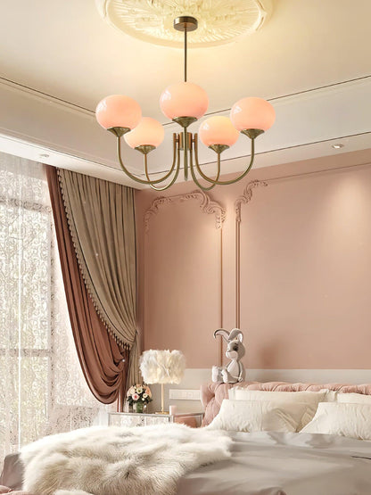 BowLift | AuroraGlow - Marshmallow Chandelier