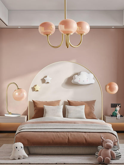 BowLift | AuroraGlow - Marshmallow Chandelier