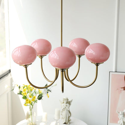 BowLift | AuroraGlow - Marshmallow Chandelier