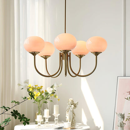 BowLift | AuroraGlow - Marshmallow Chandelier