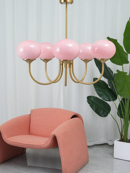 BowLift | AuroraGlow - Marshmallow Chandelier