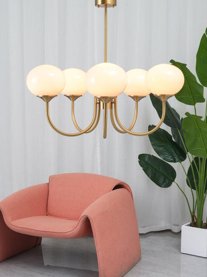 BowLift | AuroraGlow - Marshmallow Chandelier