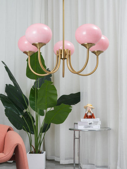BowLift | AuroraGlow - Marshmallow Chandelier