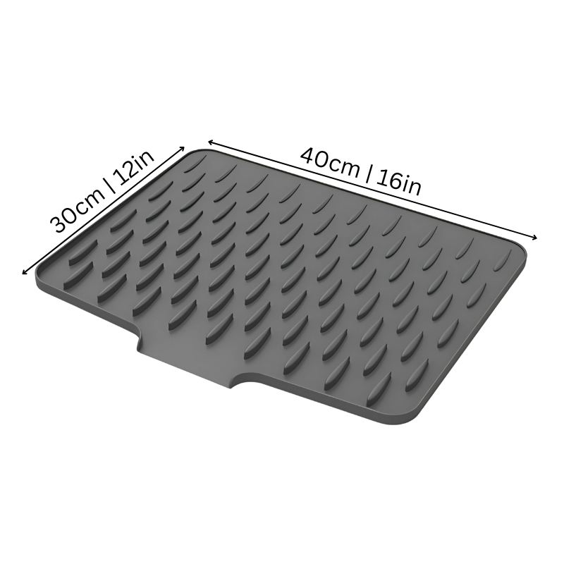 Skanto | Heat-Resistant Silicone Drying Mat | Quick Drying, Non-Slip & Space Saving for Kitchen Organization