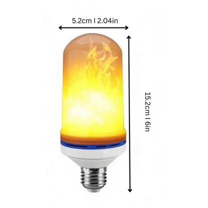 BowLift | Flickering Flame LED Bulb | Energy-Efficient, Safe & Ideal for Cozy Home Ambiance