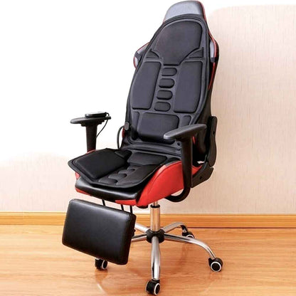 Brehn | Ergonomic Massage Seat Topper | Shiatsu & Vibration Massage for Neck, Back & Thighs | Switchable Heat Function | Incl. Car Adapter & Remote Control