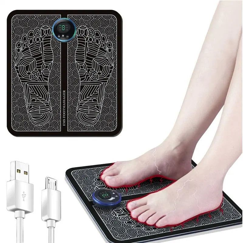 Rejuvenating EMS Foot Massager – Relaxation and Pain Relief for Your Feet