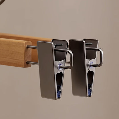 BowLift | Maxwell Premium Wood Pants Hangers with Clips