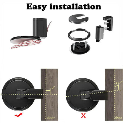 BowLift | Mechanical Floor Door Stopper – Push System for Secure Door Hold