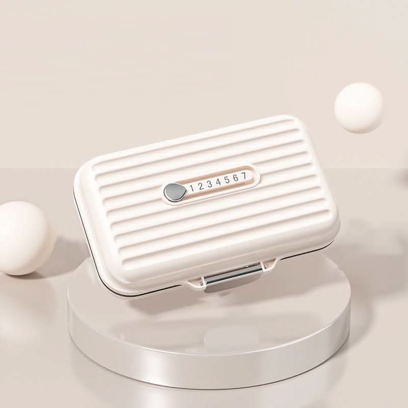 Portable Pill Organizer with 7 Compartments and Triple Lock
