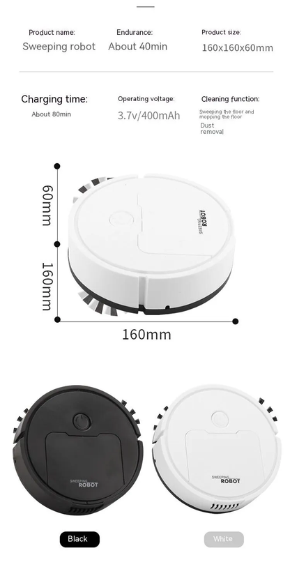 Skanto | Mini Robot Vacuum | All-in-One Intelligent Machine