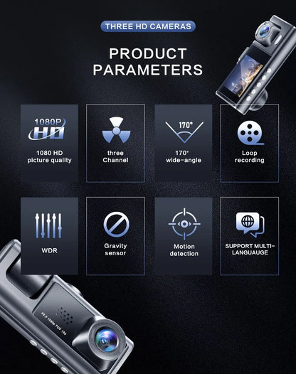 Dashcam with Night Vision & IR Technology Bowlift
