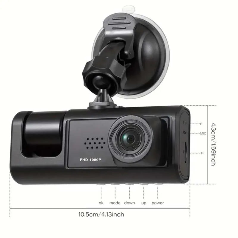 Dashcam with Night Vision & IR Technology Bowlift