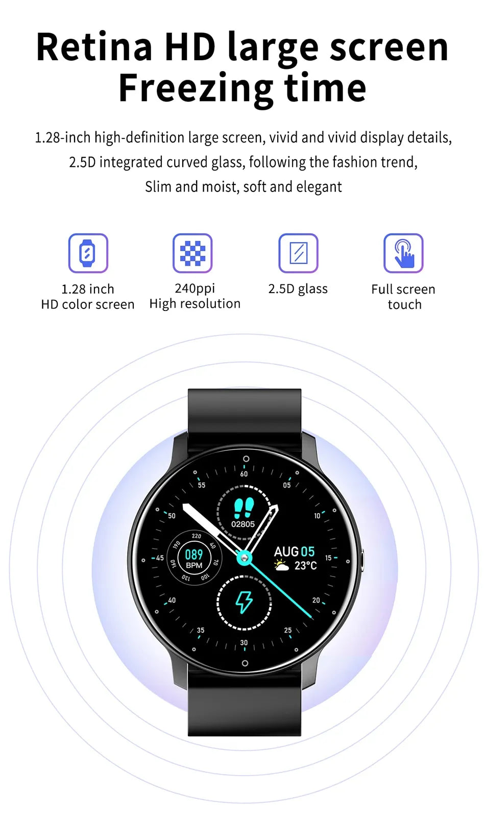 Stylish Smartwatch for Performance Bowlift