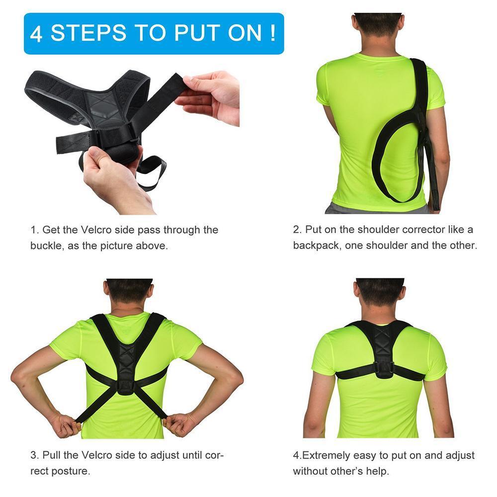 Skanto | Body Wellness Posture Corrector (Adjustable for Multiple Body Sizes)
