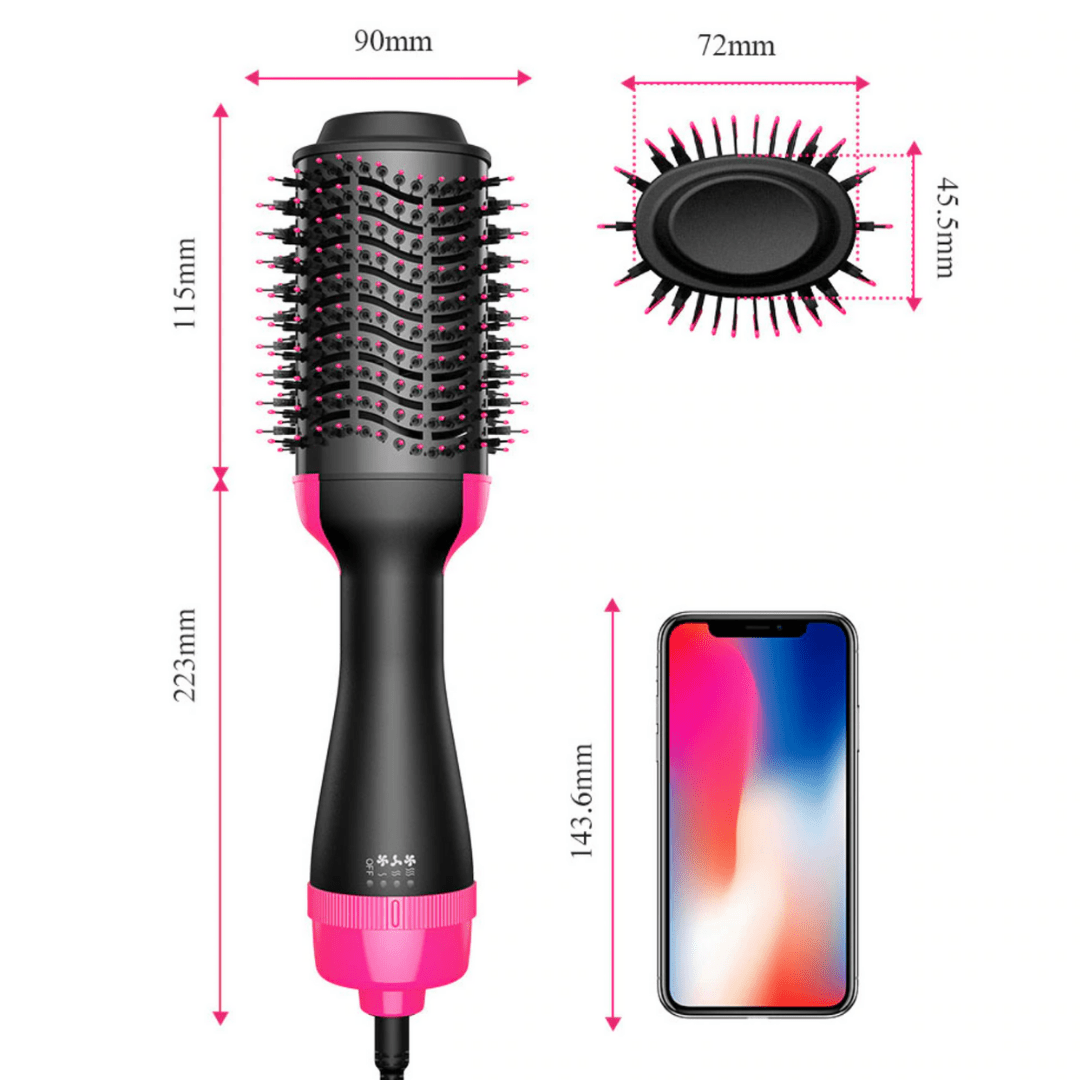 Skanto | 4-in-1 Hair Dryer & Straightener for Volume & Shine