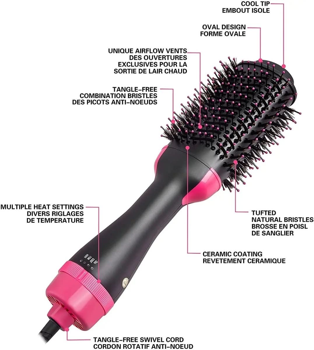Skanto | 4-in-1 Hair Dryer & Straightener for Volume & Shine
