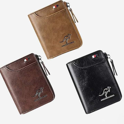 Skanto | Skanto Men's RFID-Blocking Wallet, Multifunctional Credit Card Holder
