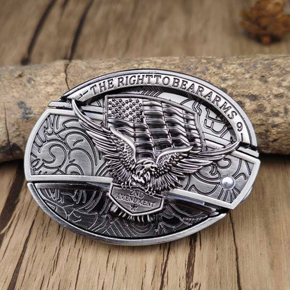BowLift | Metal Oval Cowboys Belt Buckle