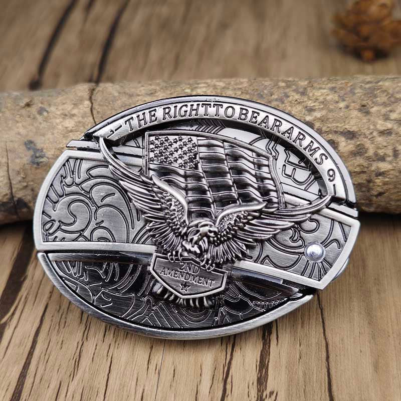 Skanto | Metal Oval Cowboy Belt Buckle